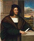 Sebastiano Del Piombo Canvas Paintings - Portrait of a Man